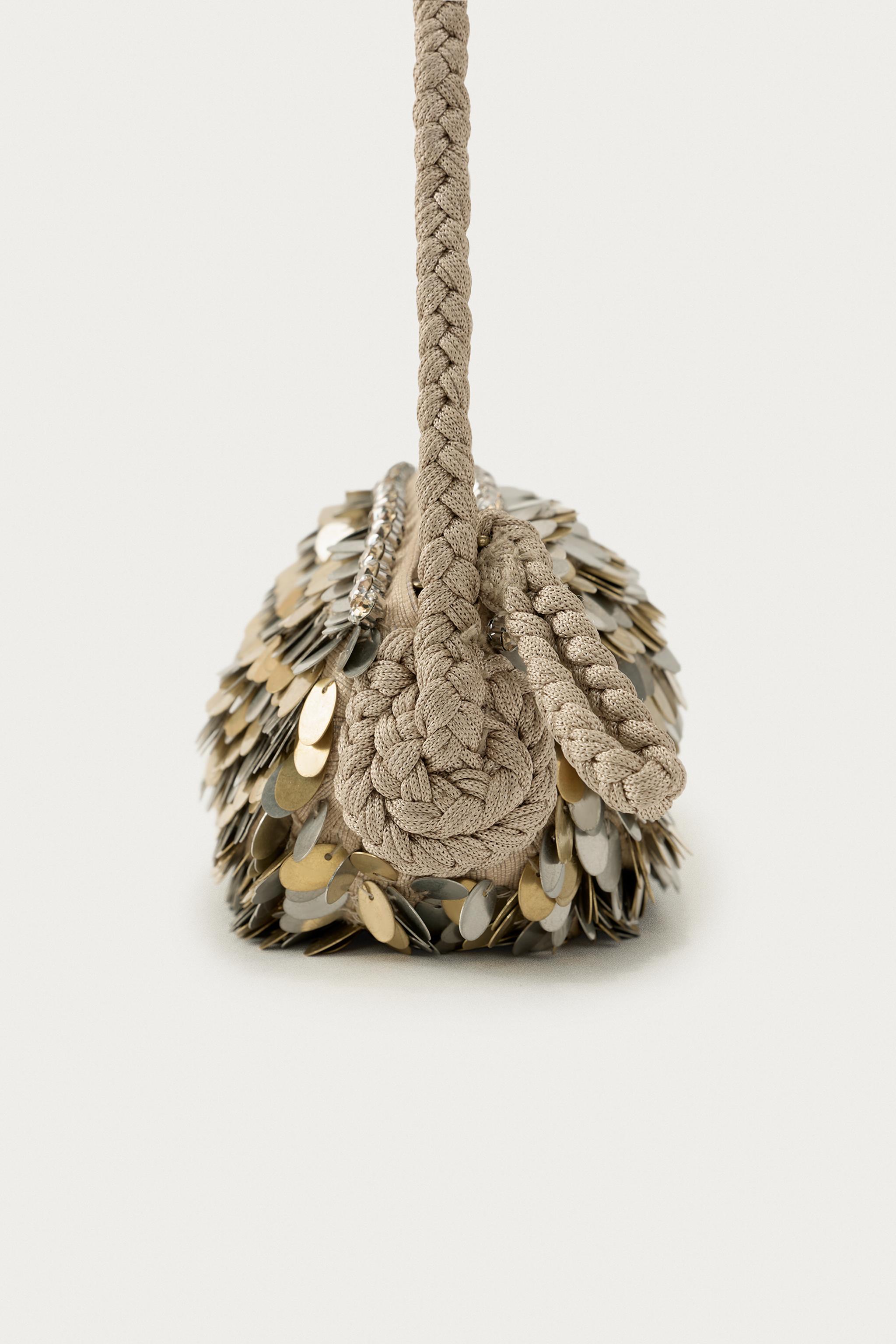 MARISA BERENSON X ZARA APPLIQUÉ BAG